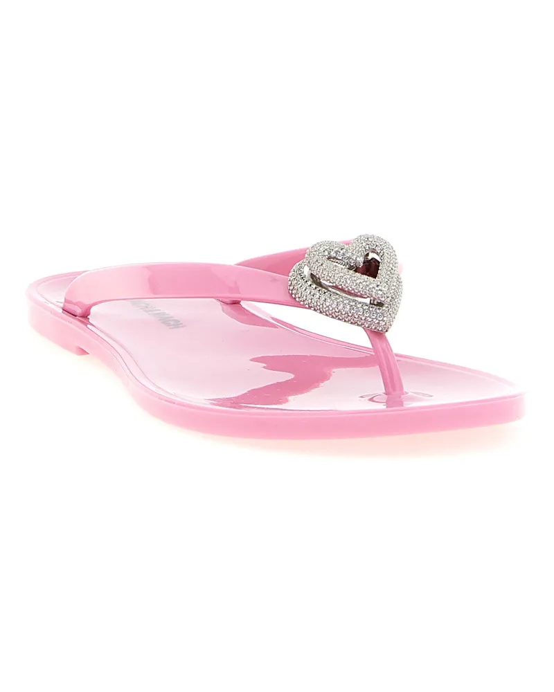 Mach & Mach Women's Multicolor Pvc Slides Shoe Pink