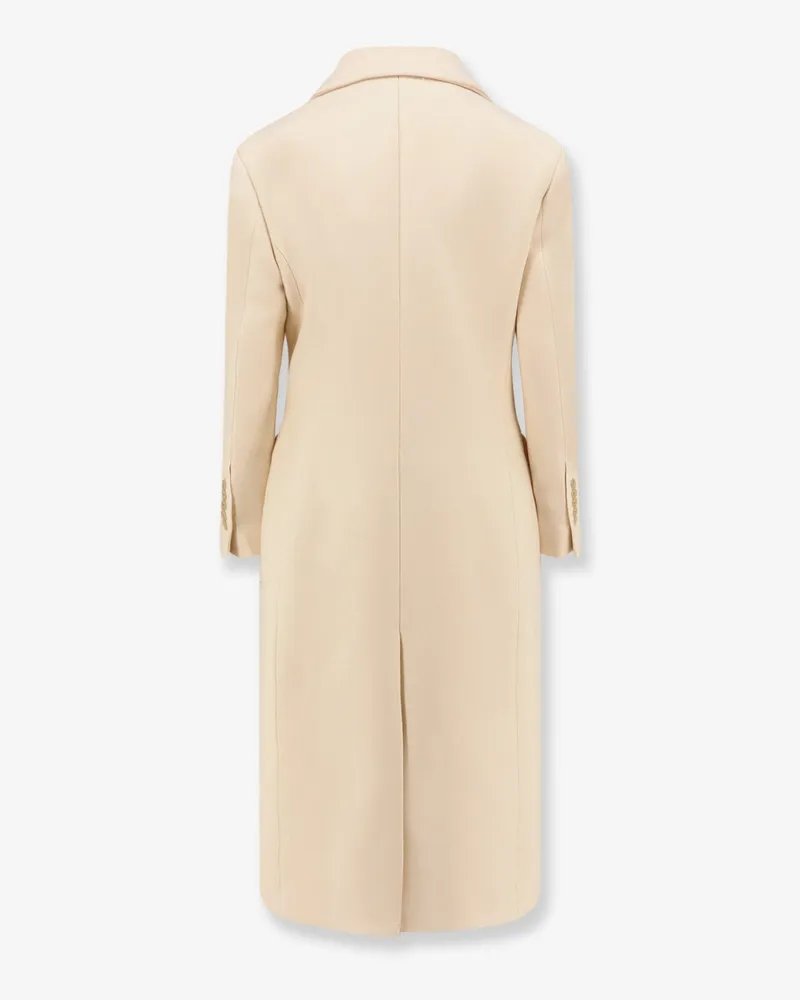 Róhe Women's Wool Coat Hourglass White Virgin White