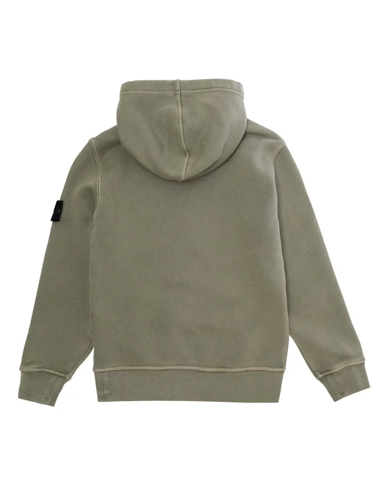 Stone Island Boys' Hoodie Sweater Beige Cotton Hoods & Sweatshirts Beige