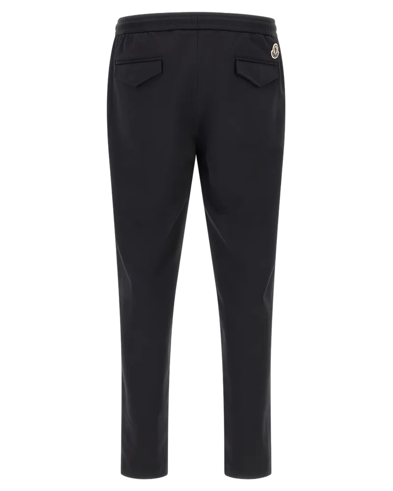 Moncler Men's Black Polyamide Joggers (workout Pants Black