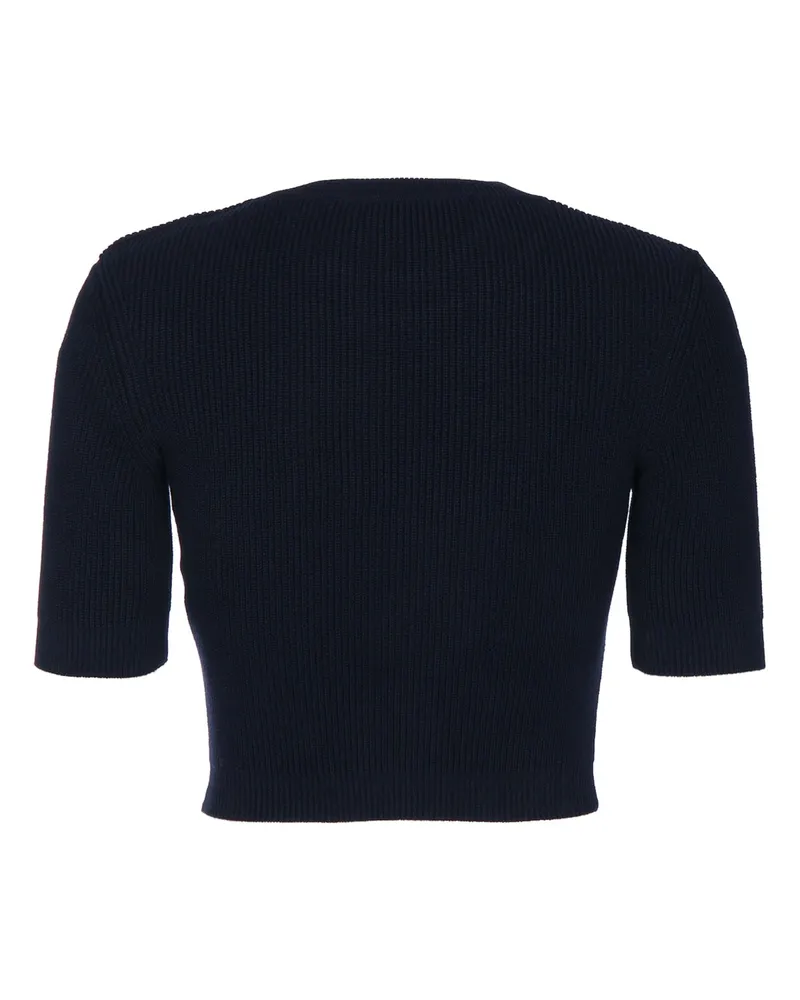 Elisabetta Franchi Tricot Sweater — Navy Navy
