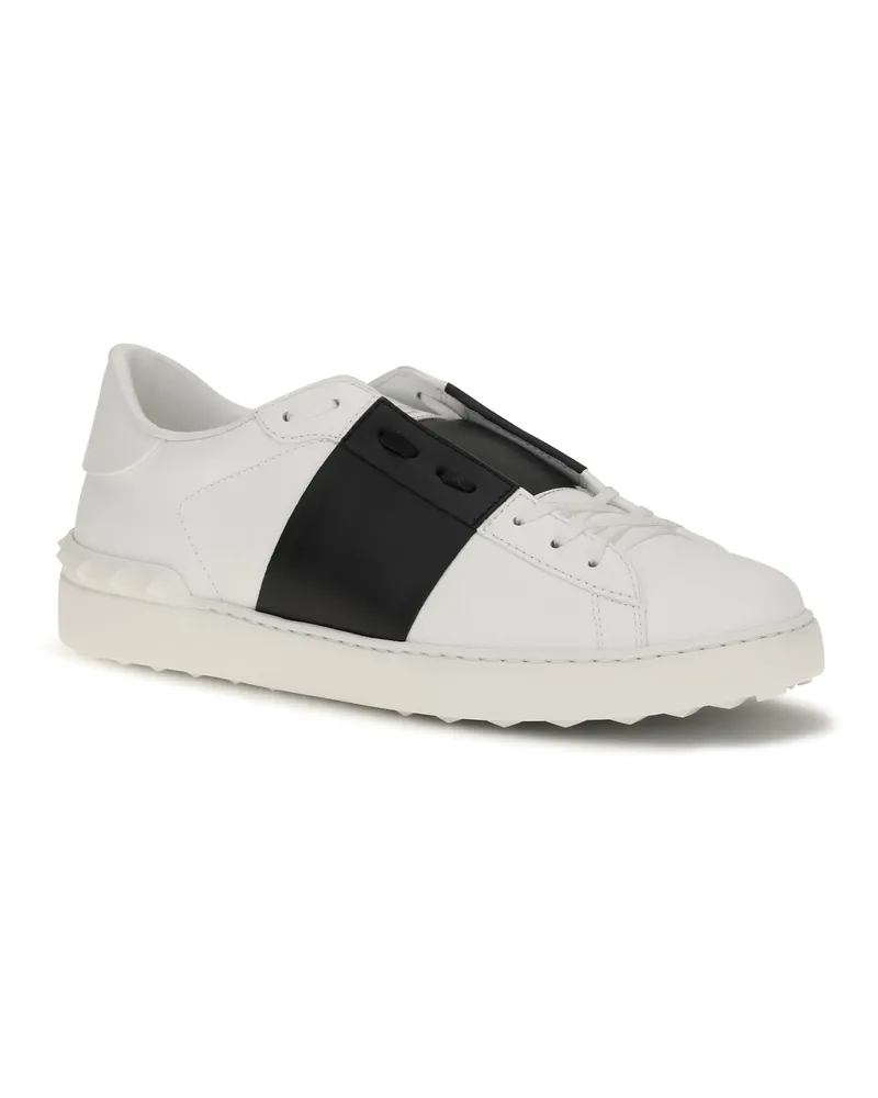 Valentino Garavani Men's Open Sneakers Bianco-Marine-Bianco Bianco/marine/bianco White