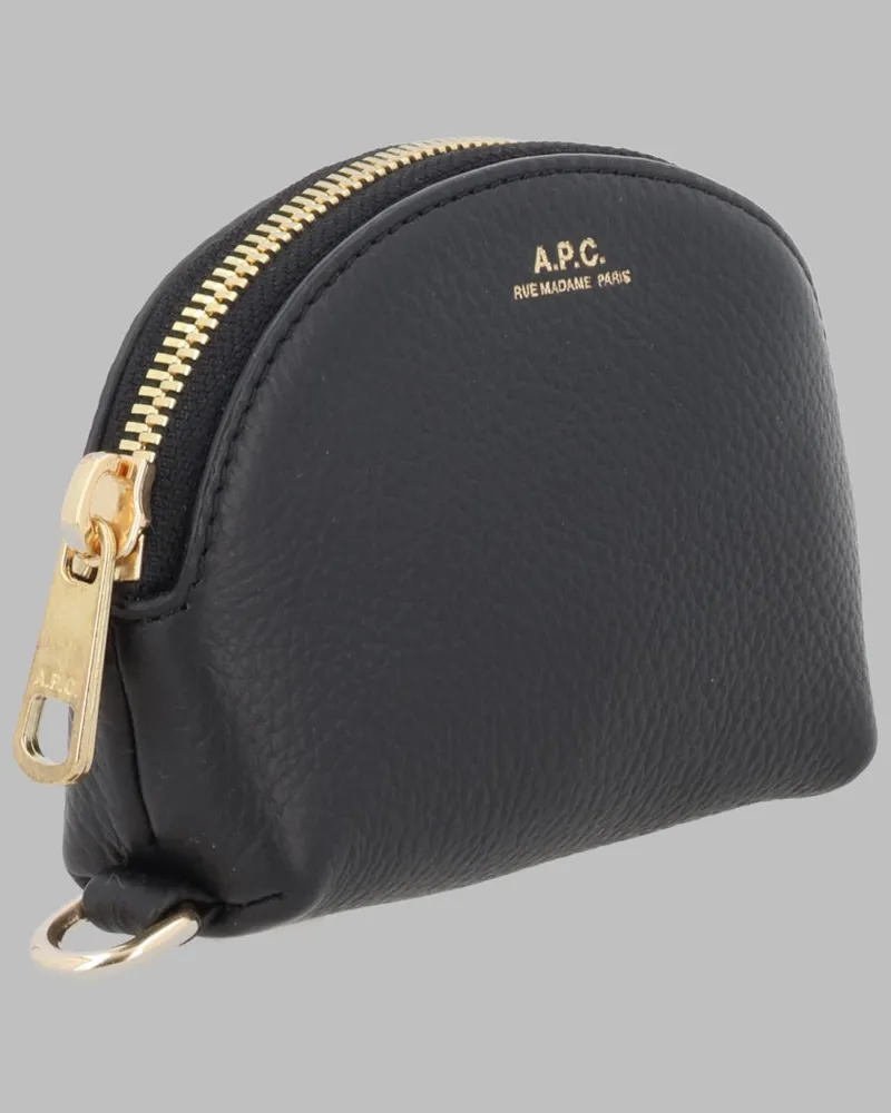 A.P.C. Neige Coin Purse — Black Black