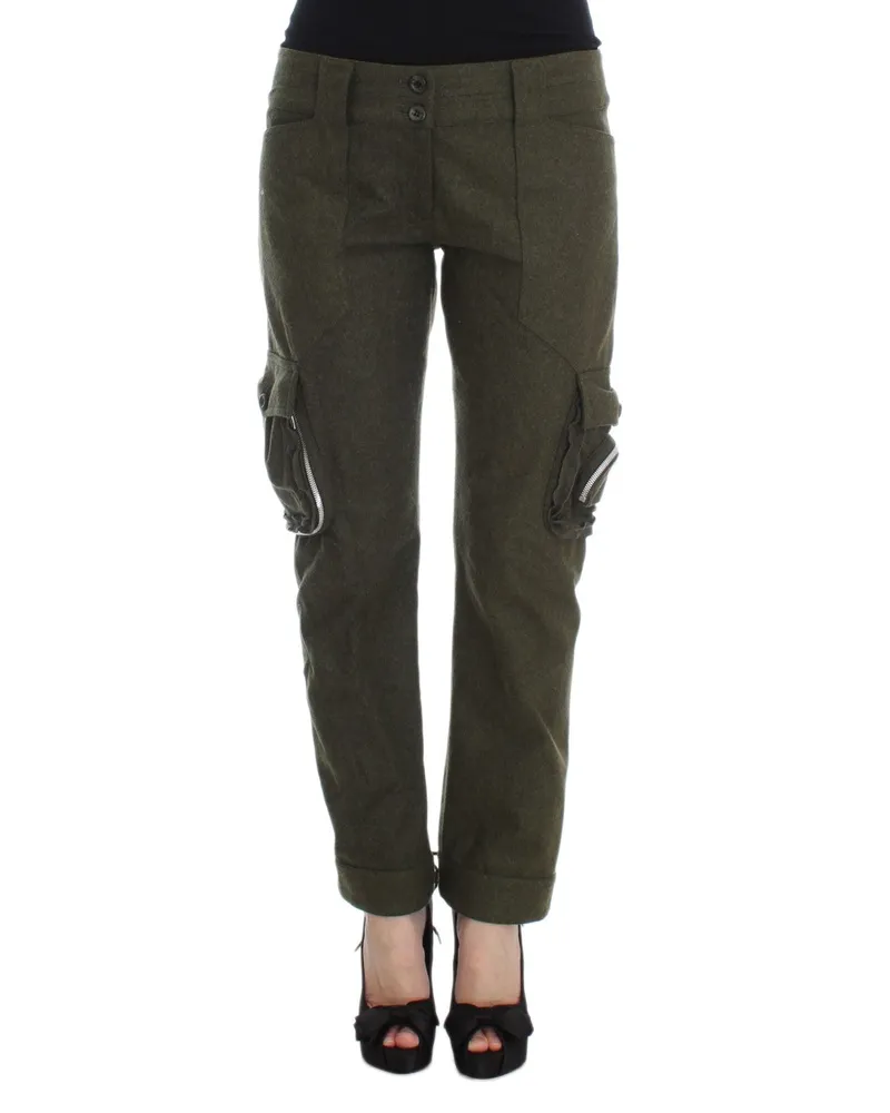 Ermanno Scervino Cotton Cargo Cargo Pants — Green Green