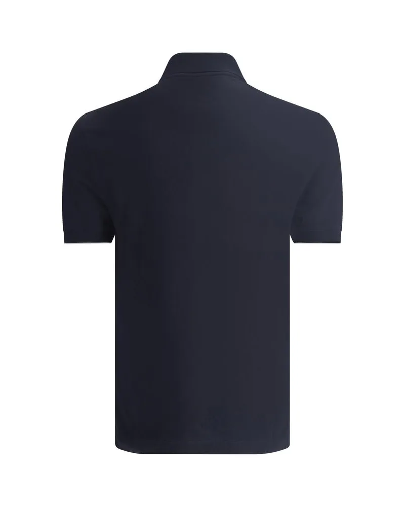 Brunello Cucinelli Cotton Polo Shirt — Navy Navy
