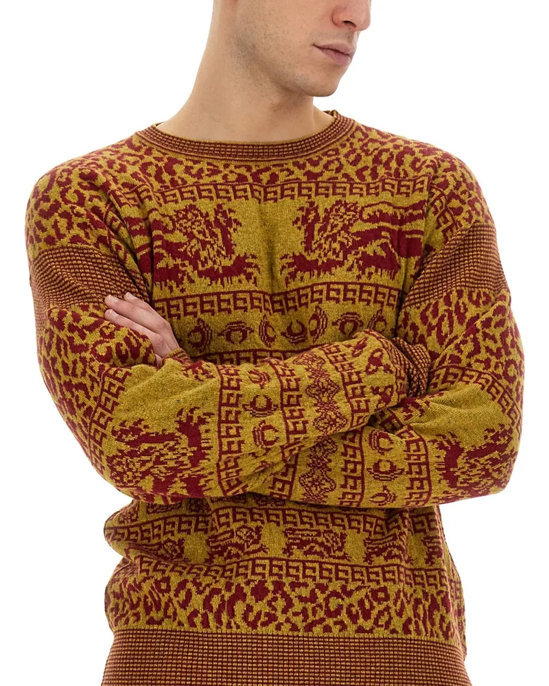 Vivienne Westwood Lion Sweater — Multicolor Multicolor