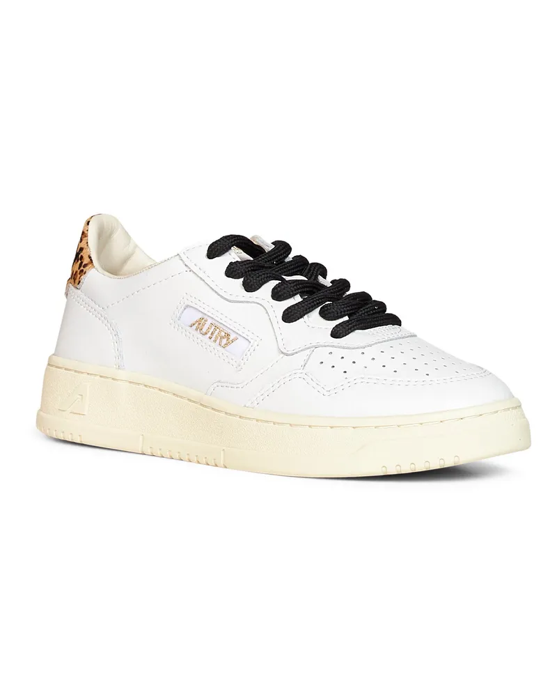 AUTRY Women's Sneakers Medalist Low White Leather Calf Trainers White