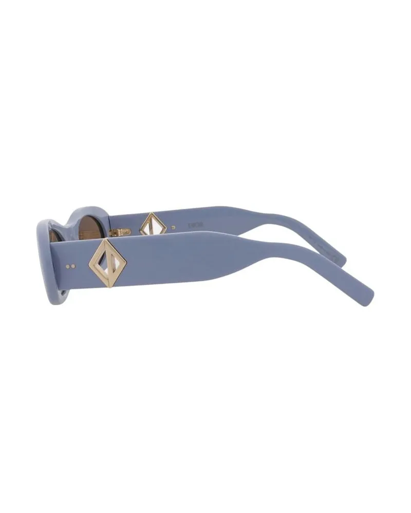 Dior Men's Sunglasses Grey Acetate Blue