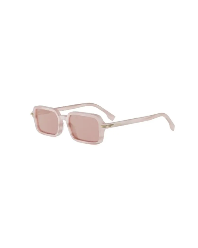Fendi Unisex Sunglasses Pink Acetate Pink