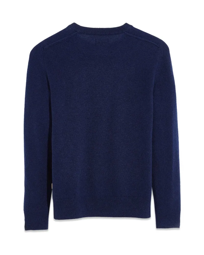 Bellerose Recycled Cashmere Blend Sweater — Blue Blue