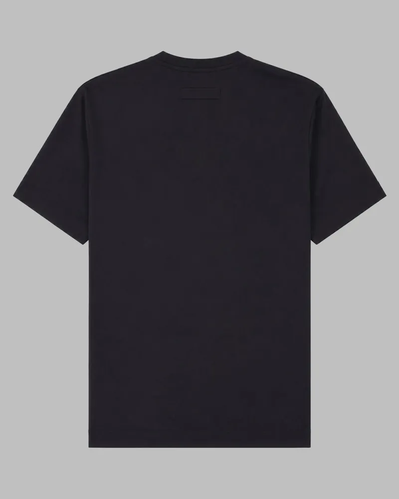 Ermenegildo Zegna Men's Logo Cotton T-Shirt Blue T-Shirts And Polos Blue