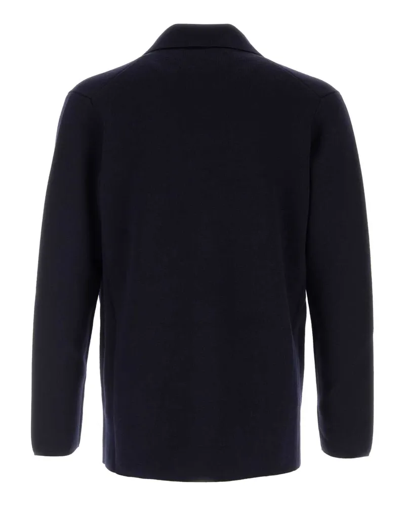 Etro Men's Navy Blue Wool Blend Blazer B0310 Exterior: Nylon Elastane Giacche E Gilet Jacket Navy