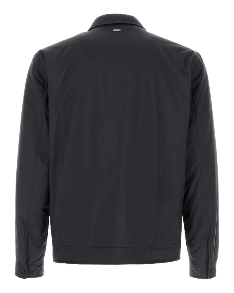 Herno Men's Polyester Jacket Blue Blue