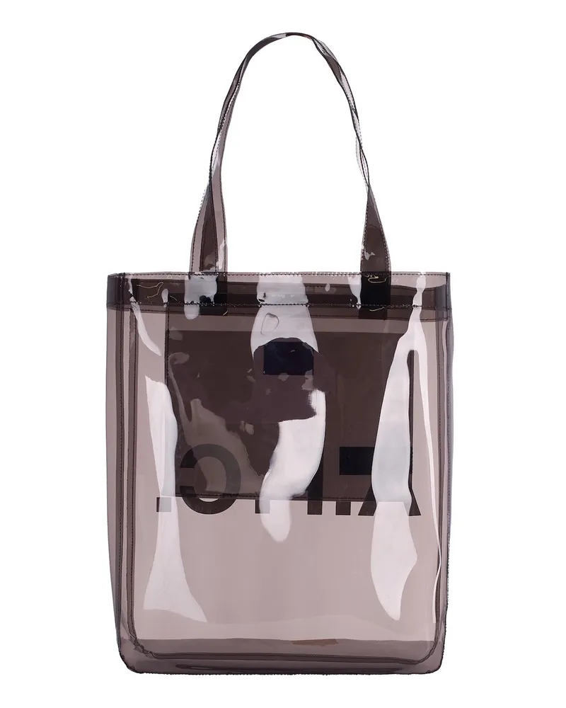 A.P.C. Women's Tote Bag Lou Anthracite Thermoplastic Polyurethane Shoulder Gray