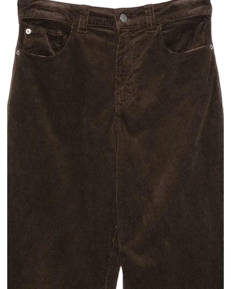 Emporio Armani Brown Corduroy Jeans — Brown Brown