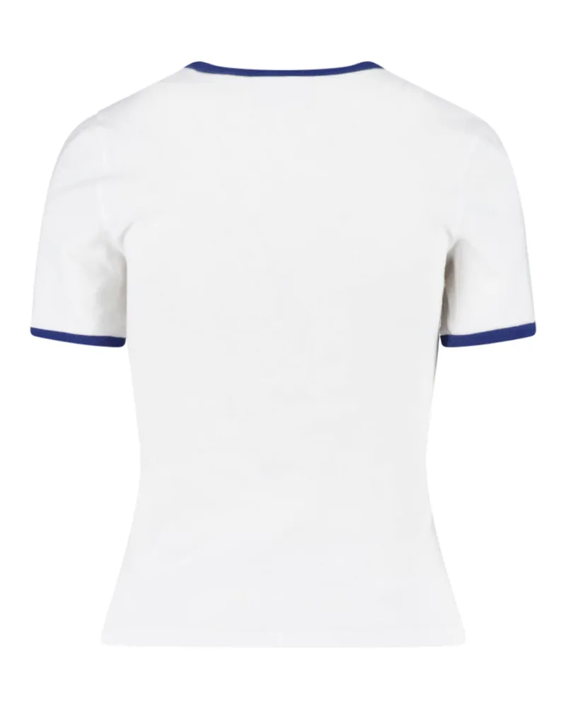 Courrèges Women's T-Shirts And Polos White Cotton White