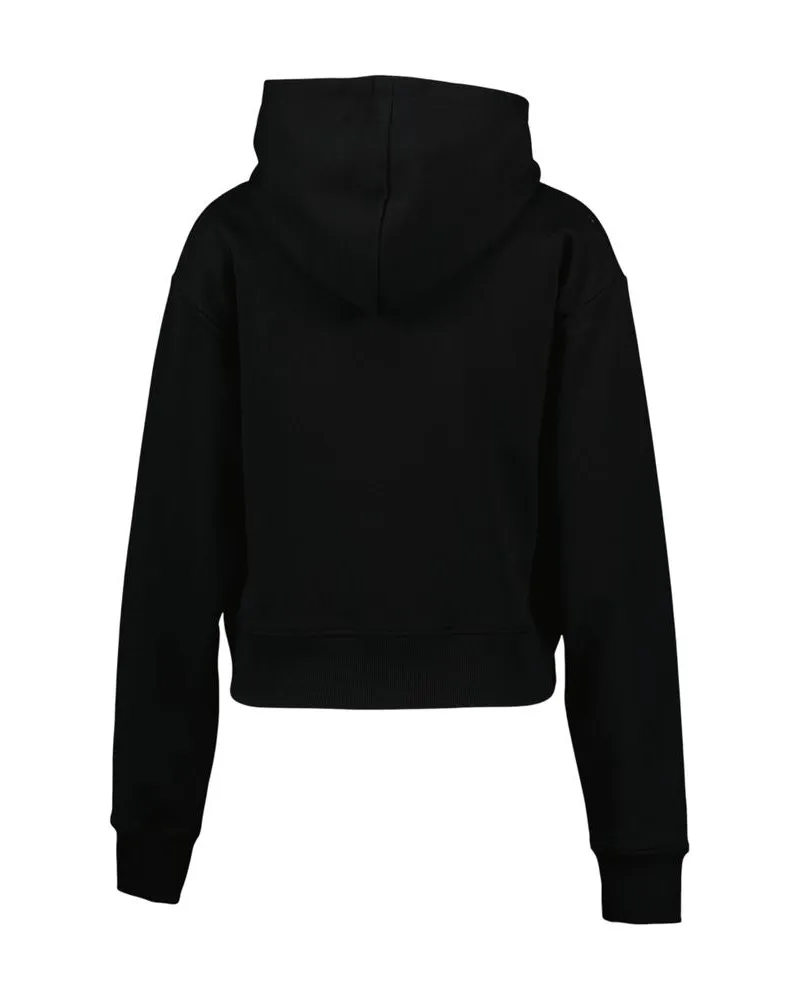Balmain Cotton Hoodie — black Black