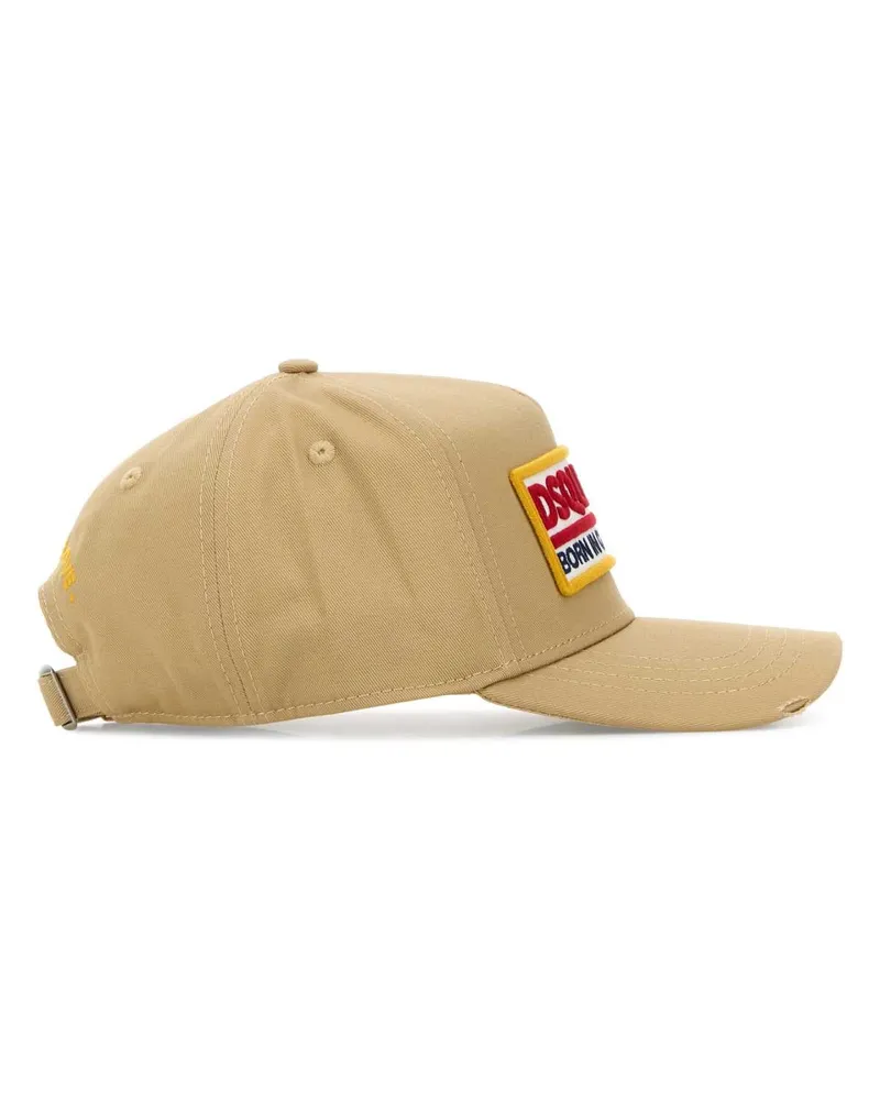 Dsquared2 Bcm098305c00001 5130 Exterior: Cotton Cappelli Hat Beige