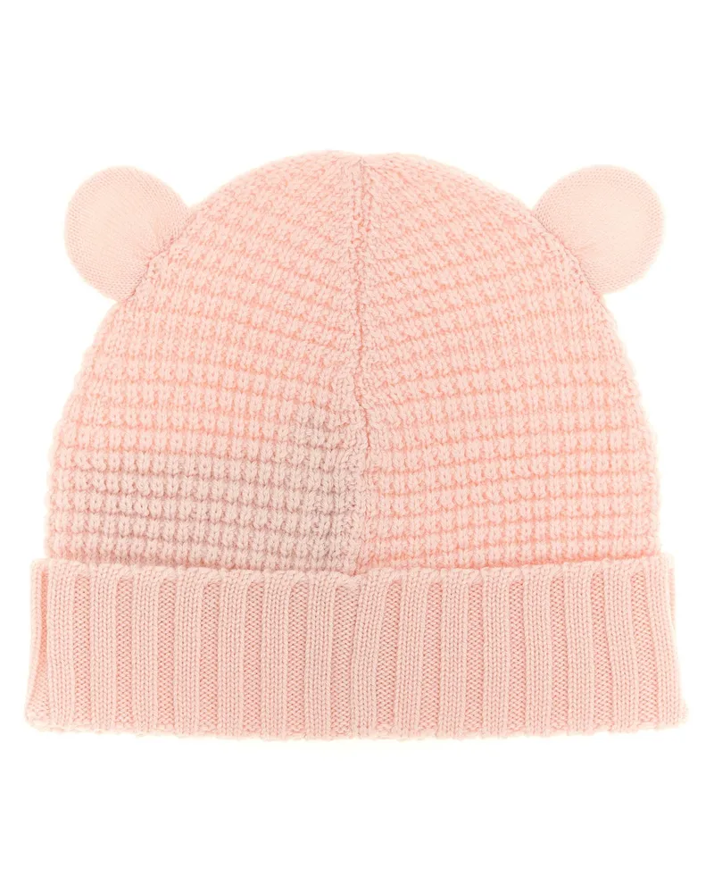 Moncler Teddy Bear Ear Beanie — Pink Pink