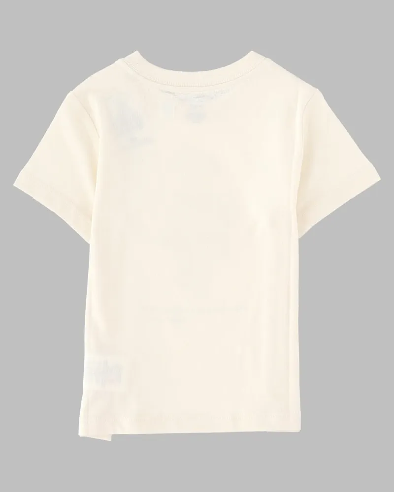 Ralph Lauren Polo Bear Graphic T-Shirt — Beige Beige