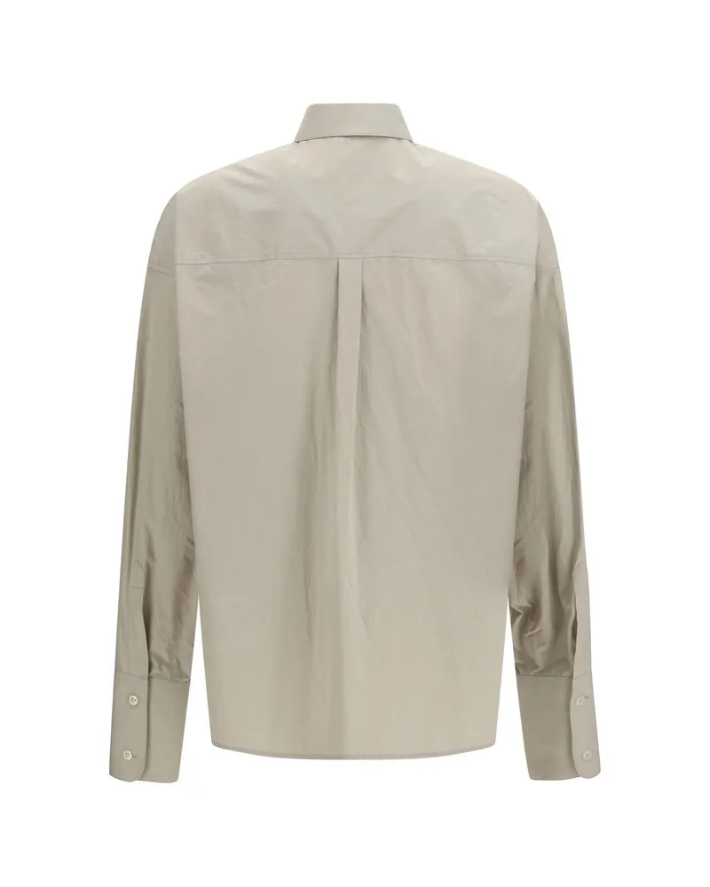 Dolce & Gabbana Men's Beige Cotton Dress Shirt Beige
