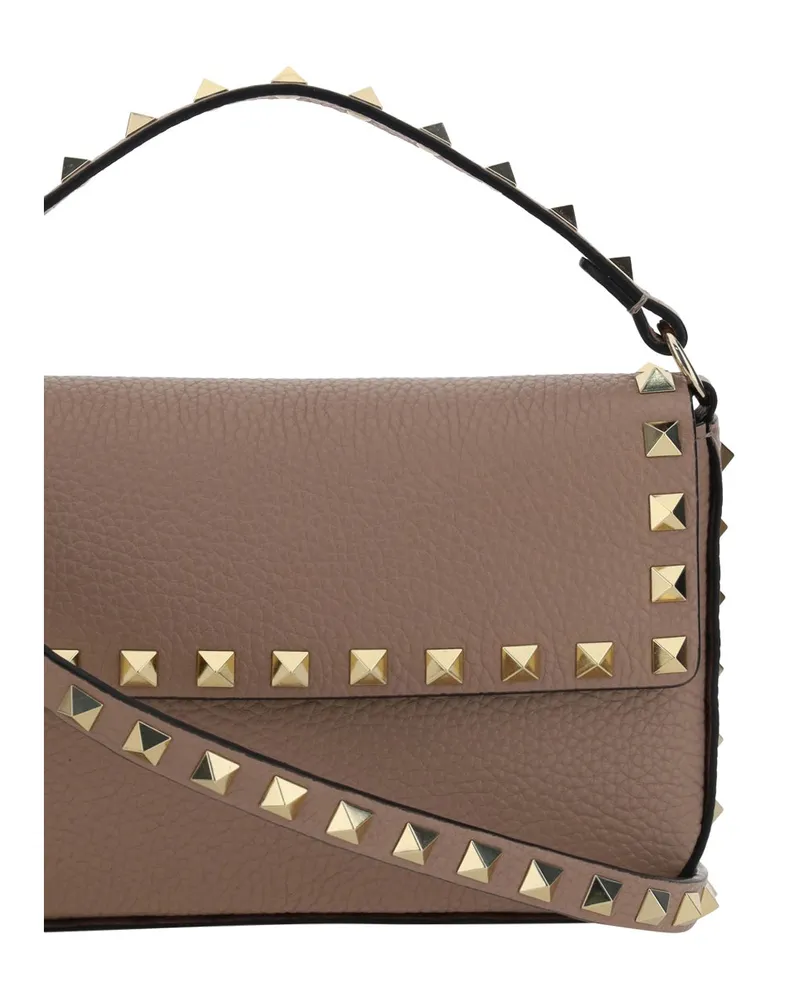 Valentino Garavani Women's Mini Bag Rockstud Powder Pink Calf Leather (bos Taurus) Shoulder Pink