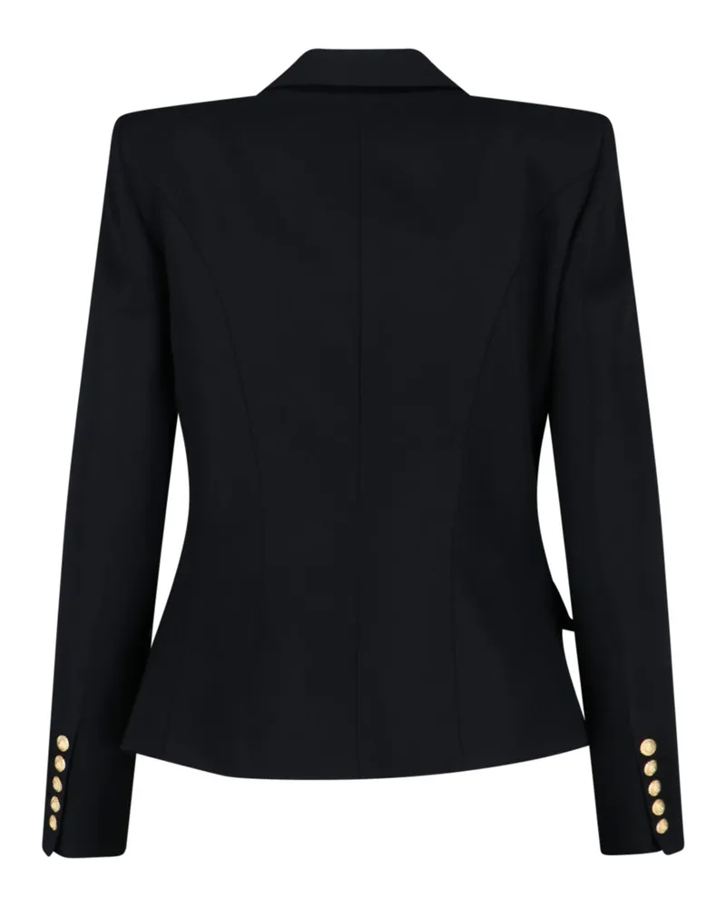 Balmain Women's Jackets Black Virgin Wool Black