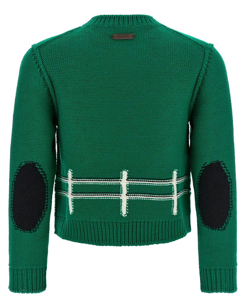 Moschino Virgin Wool Sweater Bicolor