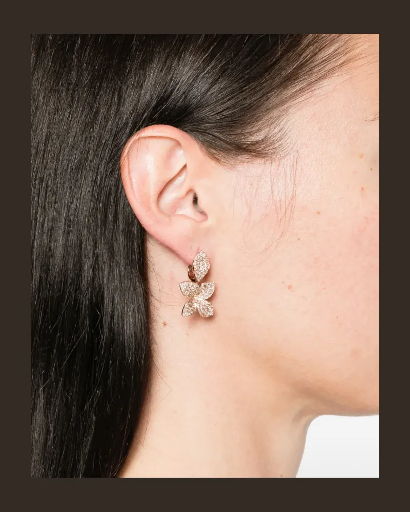 Pasquale Bruni Earrings — Rose Gold Rose