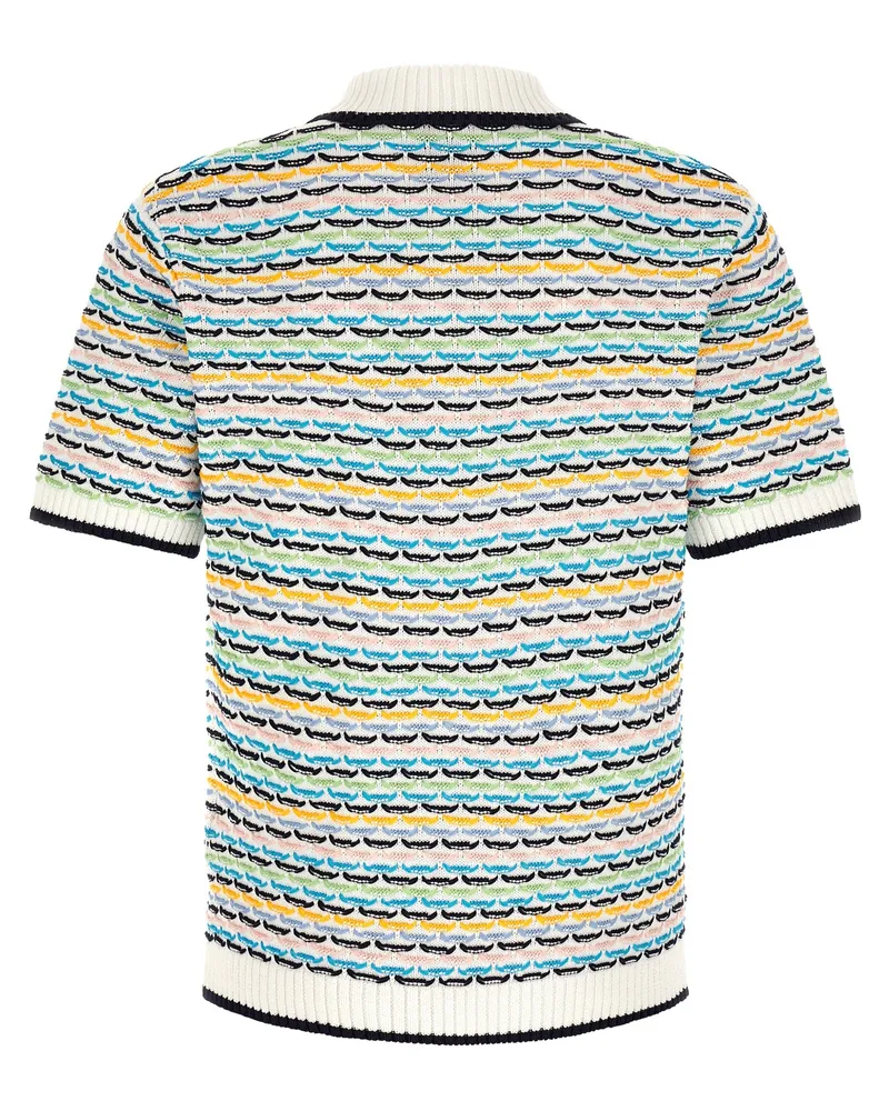 Casablanca Paris Men's Multicolor Cotton Polo Shirt Multicolor