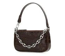 Women's Chocolate Leather Mini Rachel Handbag Nutella Borse A Mano Bag
