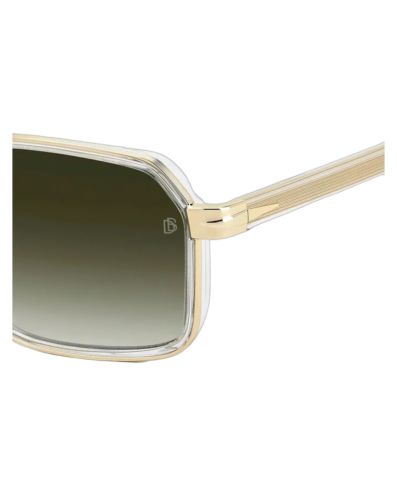 David Beckham Men's Sunglasses Gold Metal Gold