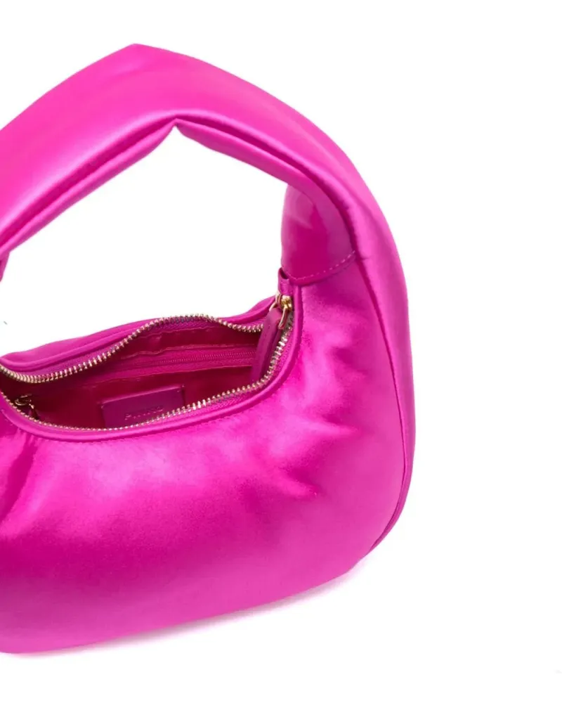 Pinko Women's Vibu Shoulder Bag Purple Polyester Pink