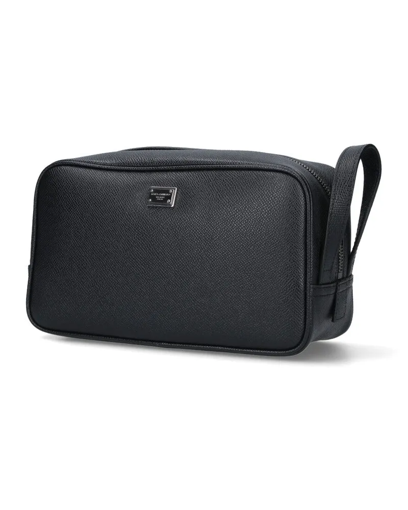 Dolce & Gabbana Men's Bags Black Calf Leather Black