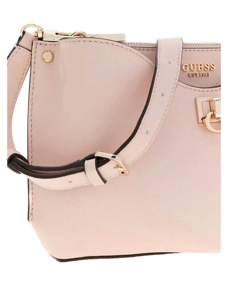 Guess Polyurethane Shoulder Bag — Pink Pink