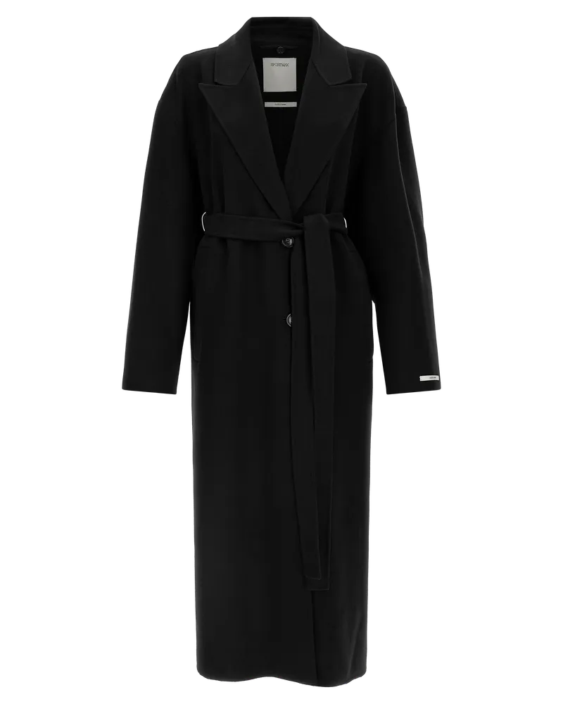SPORTMAX Olmo Coat — Black Black