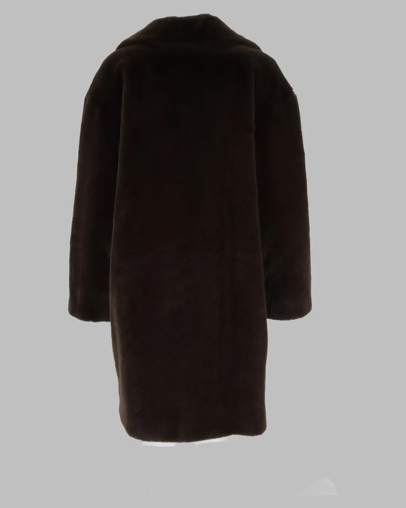 STAND Camille Coat — Brown Brown