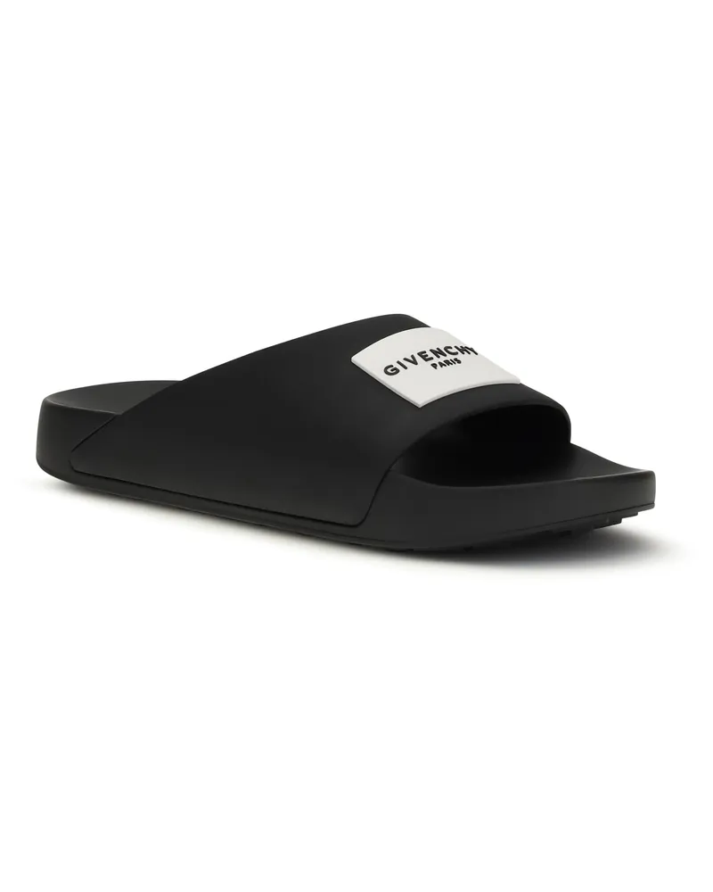 Givenchy Women's Rubber Slippers Black Sandal Black