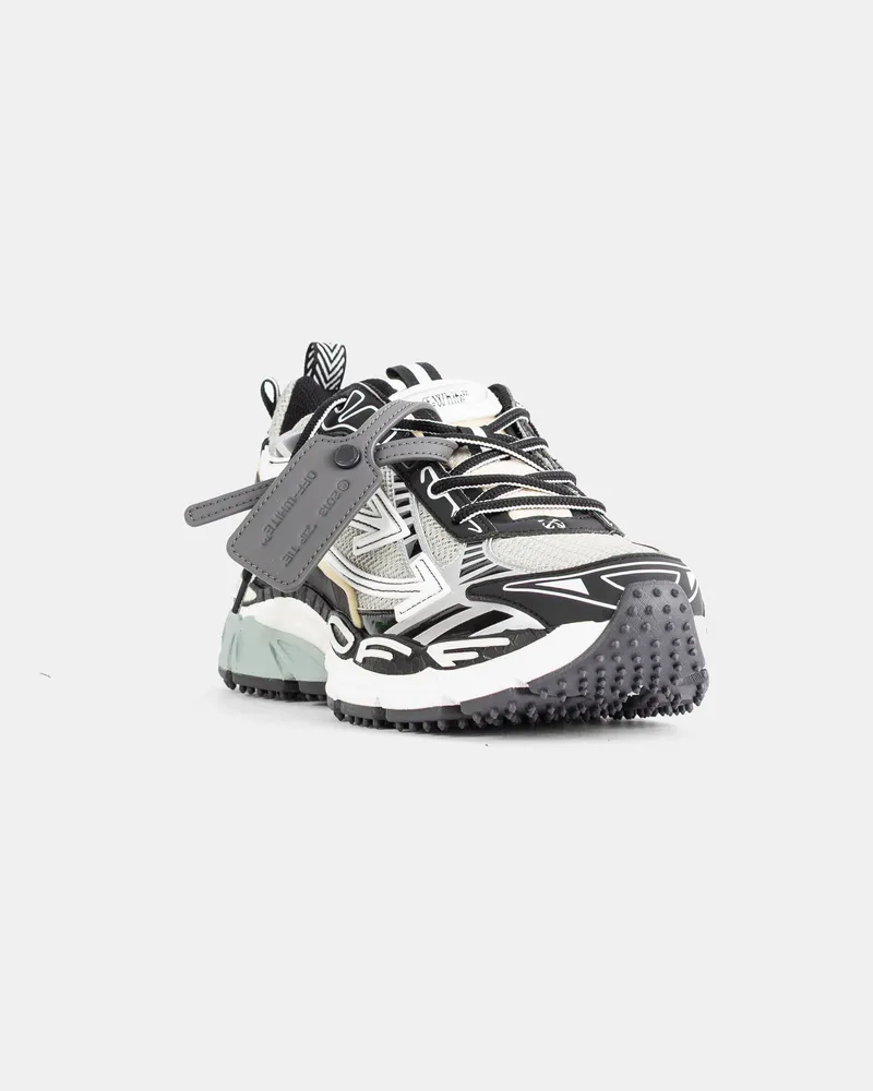 OFF-WHITE Men's Baskets Be Right Back Gris - Noir Gray Sneaker Gray