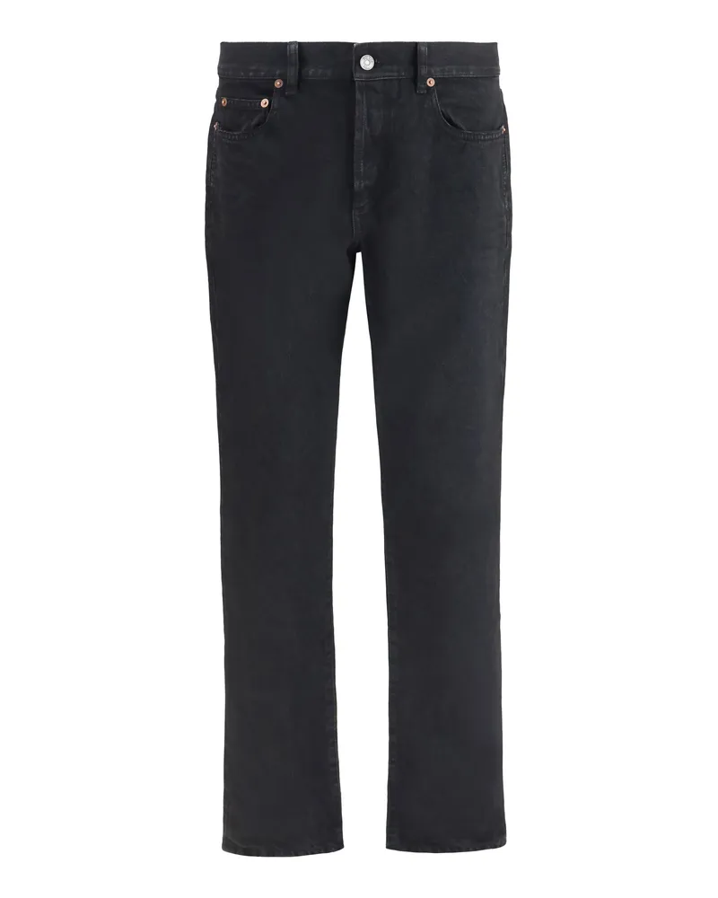 Saint Laurent Men's Jeans Slim Fit Denim Black Sand Cotton Trousers 