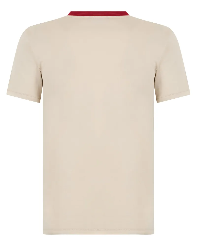 Dolce & Gabbana Men's Cotton T-Shirt Medium Parchment T-Shirts And Polos Beige