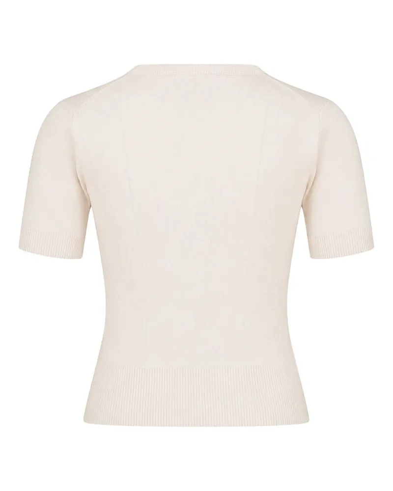 Vivienne Westwood Women's Bea T-Shirt -  Wool Brown Ready-To-Wear T-Shirts Beige