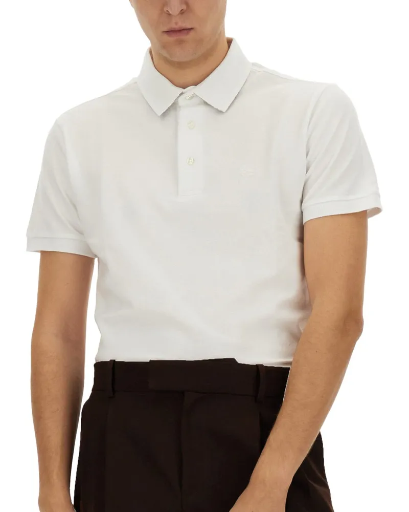 Etro Cotton Polo Shirt — White White