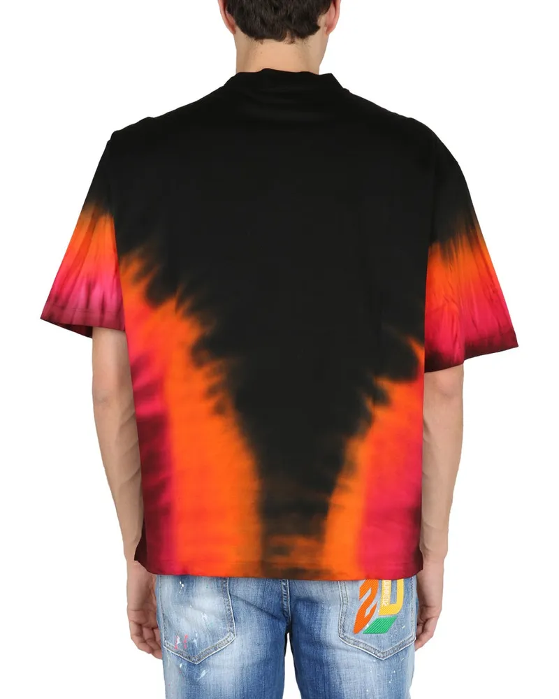 Dsquared2 D2 Flame T-Shirt — Multicolor Multicolor
