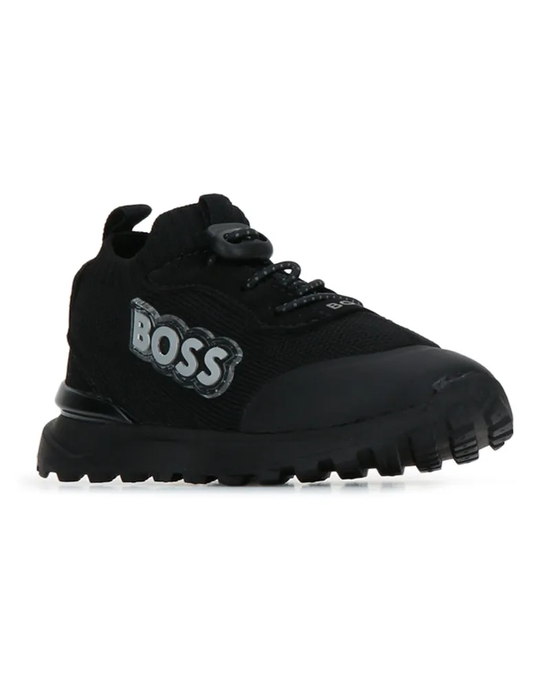 HUGO BOSS Tennis Sneaker — Black Black