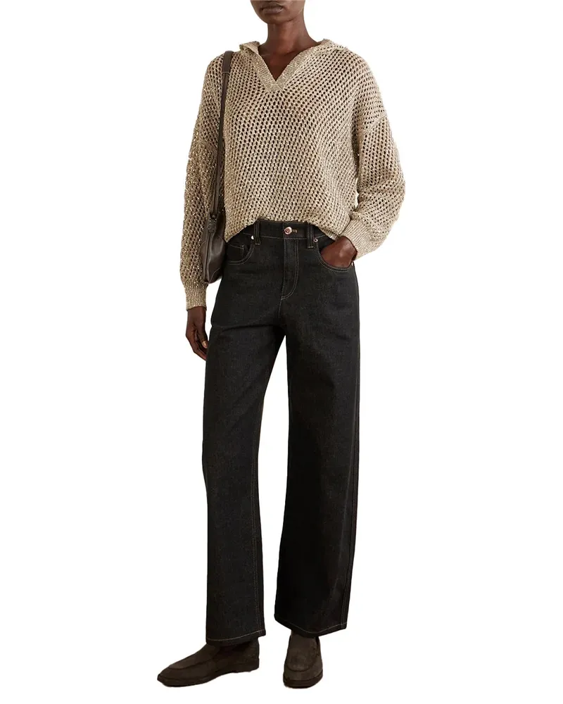 Brunello Cucinelli Suede Loafers — Brown Brown