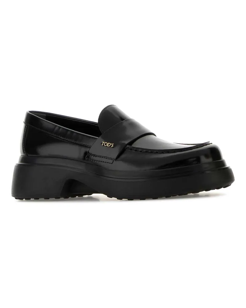 TOD'S Women's Loafer Black Leather Black