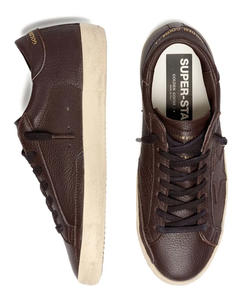 Golden Goose Super-Star Sneaker — Brown Brown