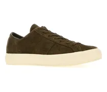 Men's Khaki Suede Cambridge Sneakers Khakicream