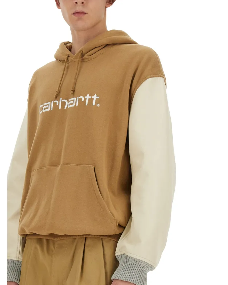 Junya Watanabe 100% Cotton Sweatshirt — Beige Beige